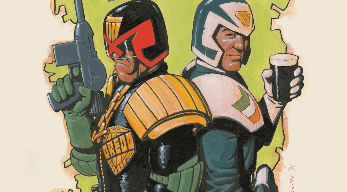 The 2000 AD Art of Steve Dillon cover