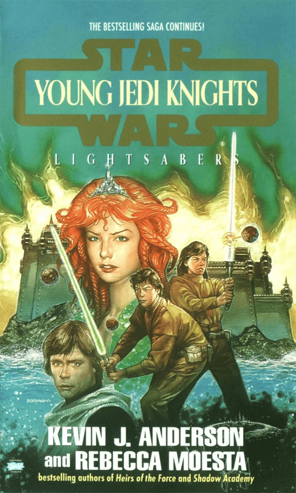 Lightsabers book cover by Dave Dorman