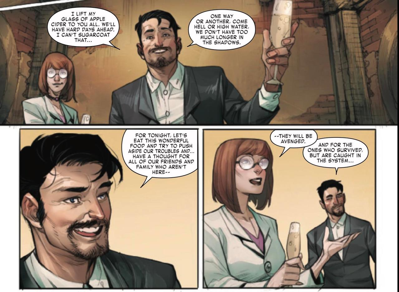 Tony Stark makes a Thanksgiving toast