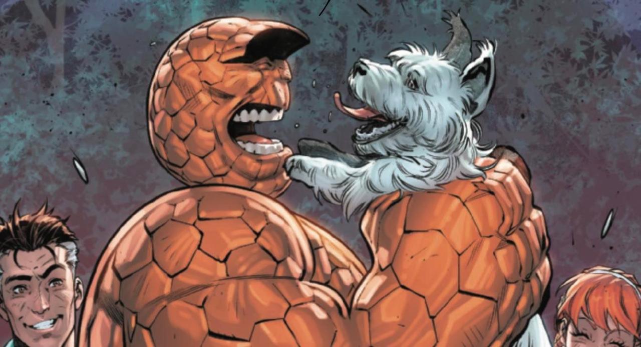 Ben Grimm gets a dog