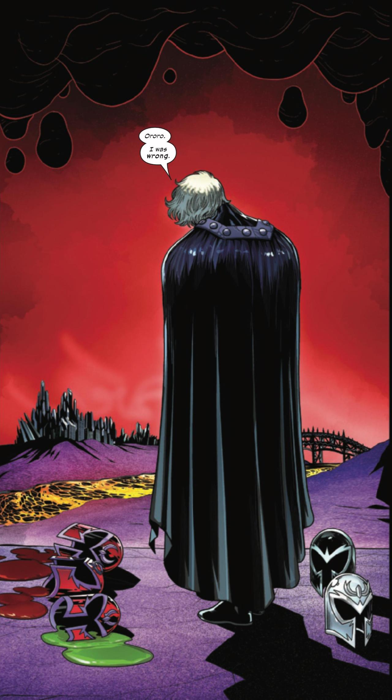 Resurrection of Magneto #1 splash page