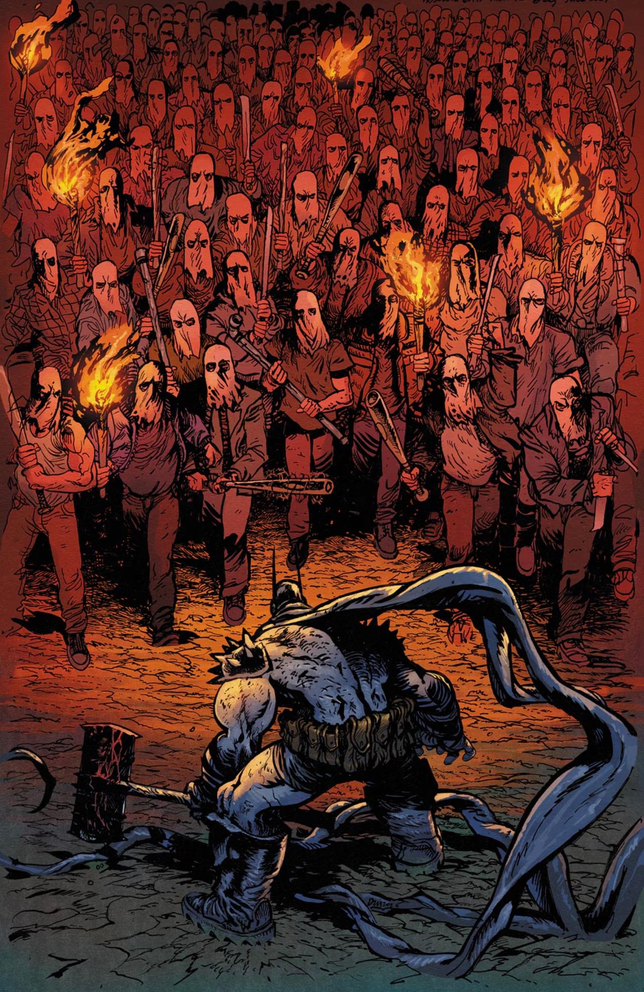 Daniel Warren Johnson's cover for Absolute Batman Annual #1