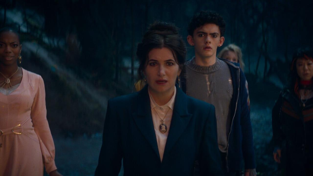 A still of the cast of Agatha All Along on Disney+.