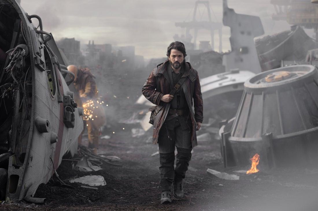 Diego Luna as Cassian Andor in promotional image of Disney Plus series Andor