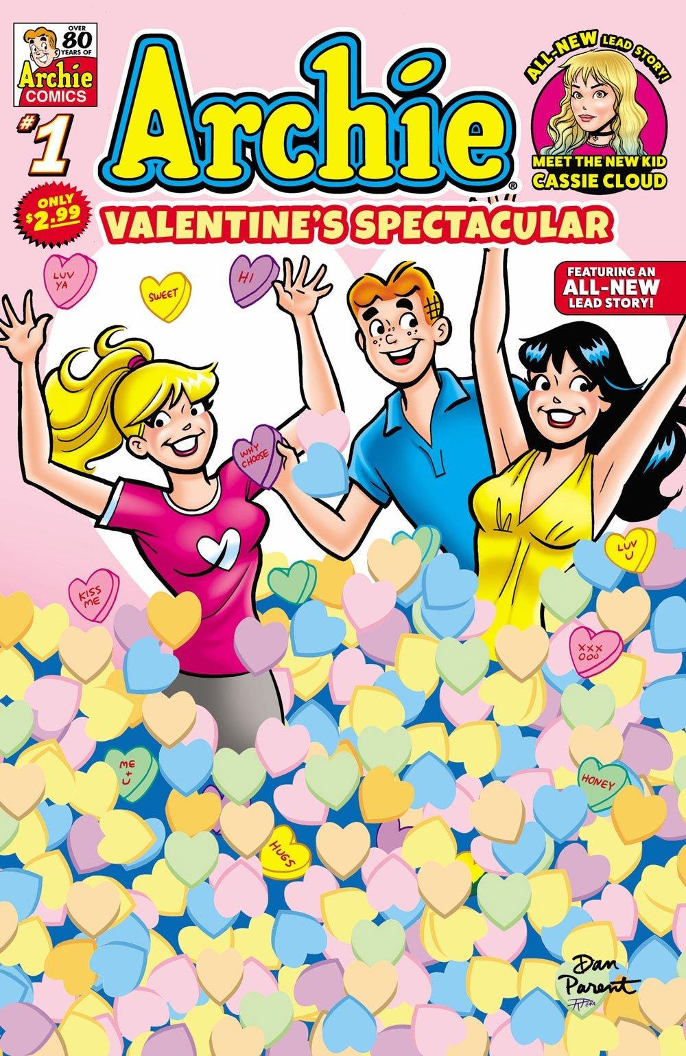 Archie Valentine's Spectacular main cover by Dan Parent