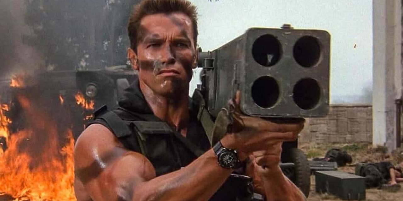 Arnold Schwarzenegger in Commando