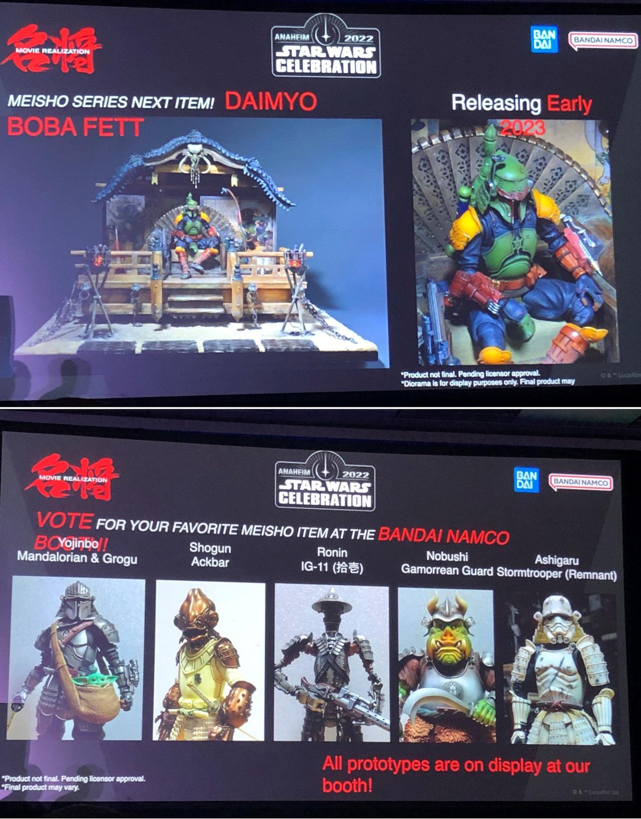 Star Wars collectibles panel photograph