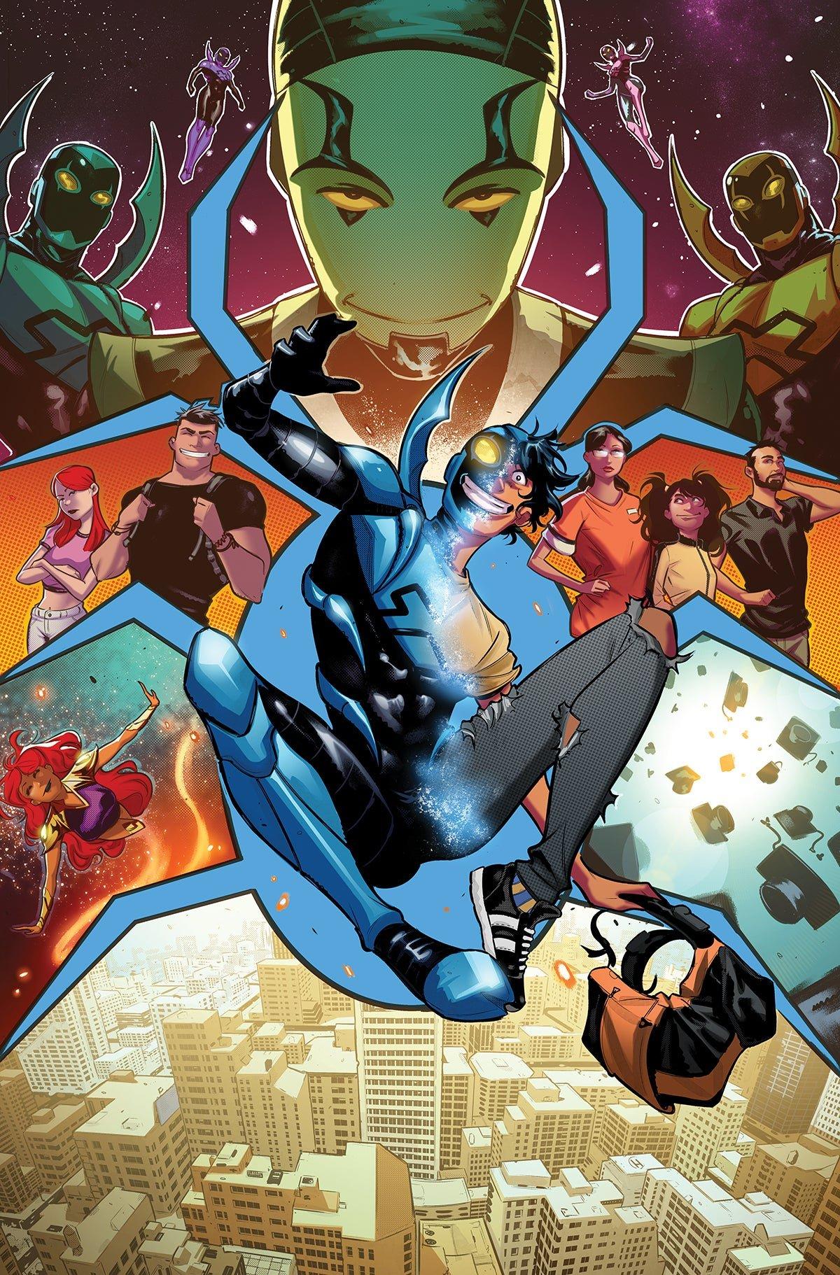 Blue Beetle: Graduation Day cover by Adrián Gutierréz/Wil Quintana