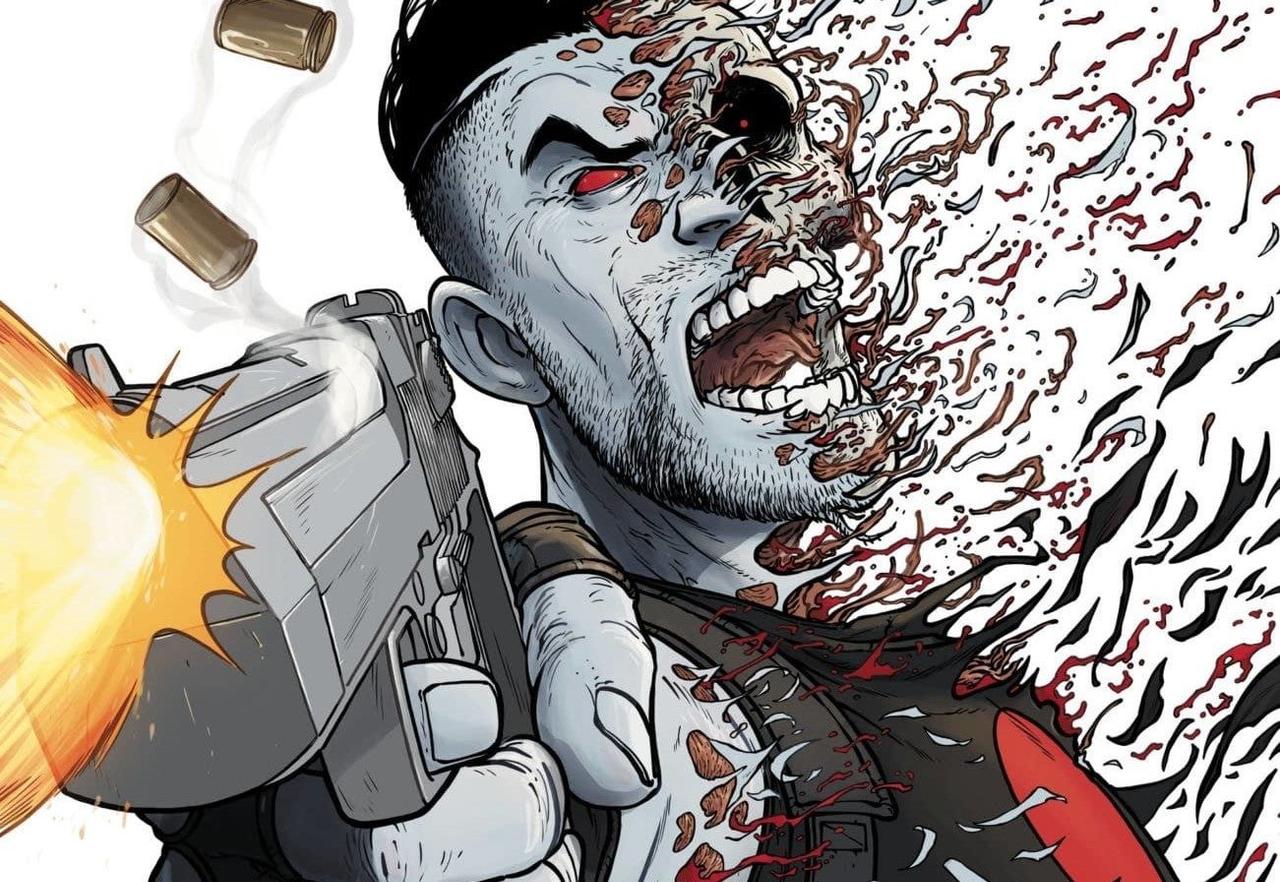 Cropped cover image of Bloodshot falling apart