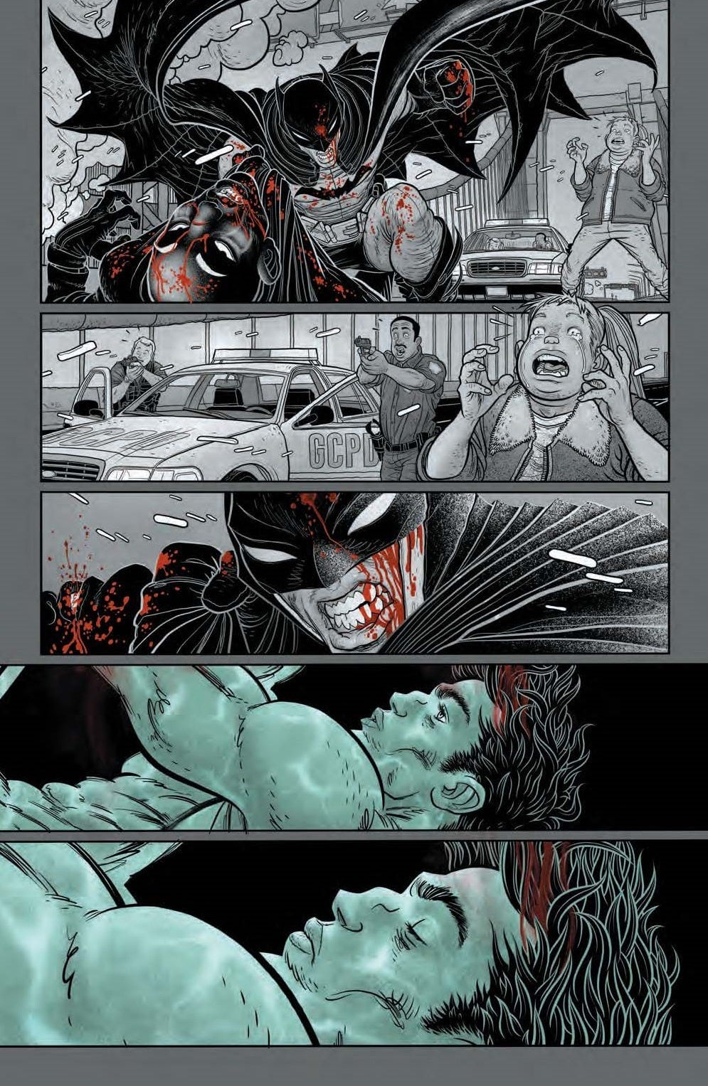 Bruce Wayne exercises