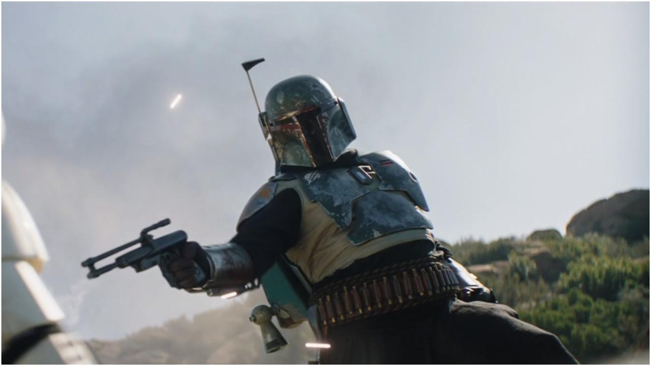 Screenshots taken from Episode 14 of The Mandalorian - Boba Fett in new armor