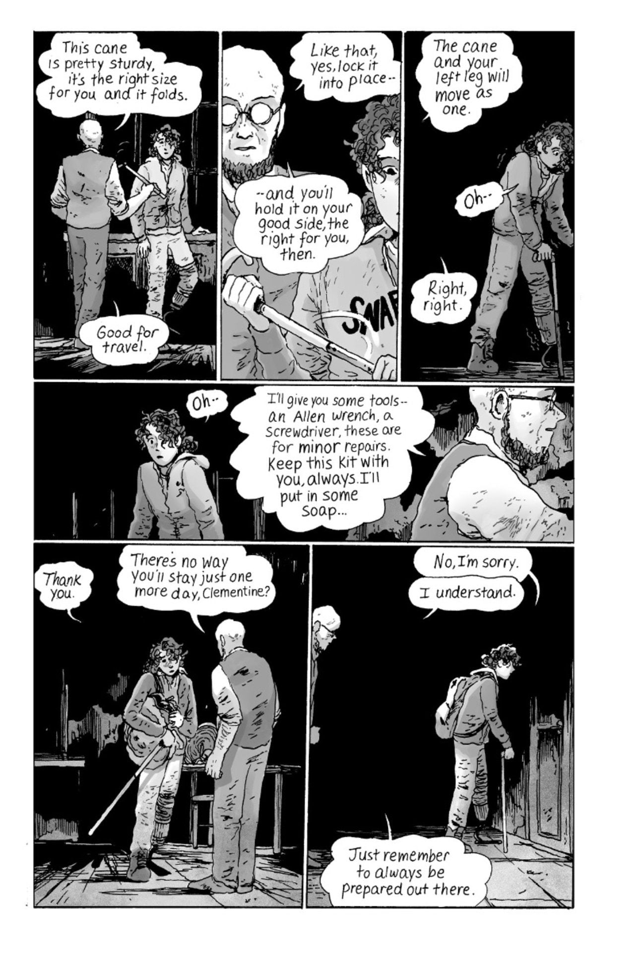 Clementine Book One page by Tillie Walden