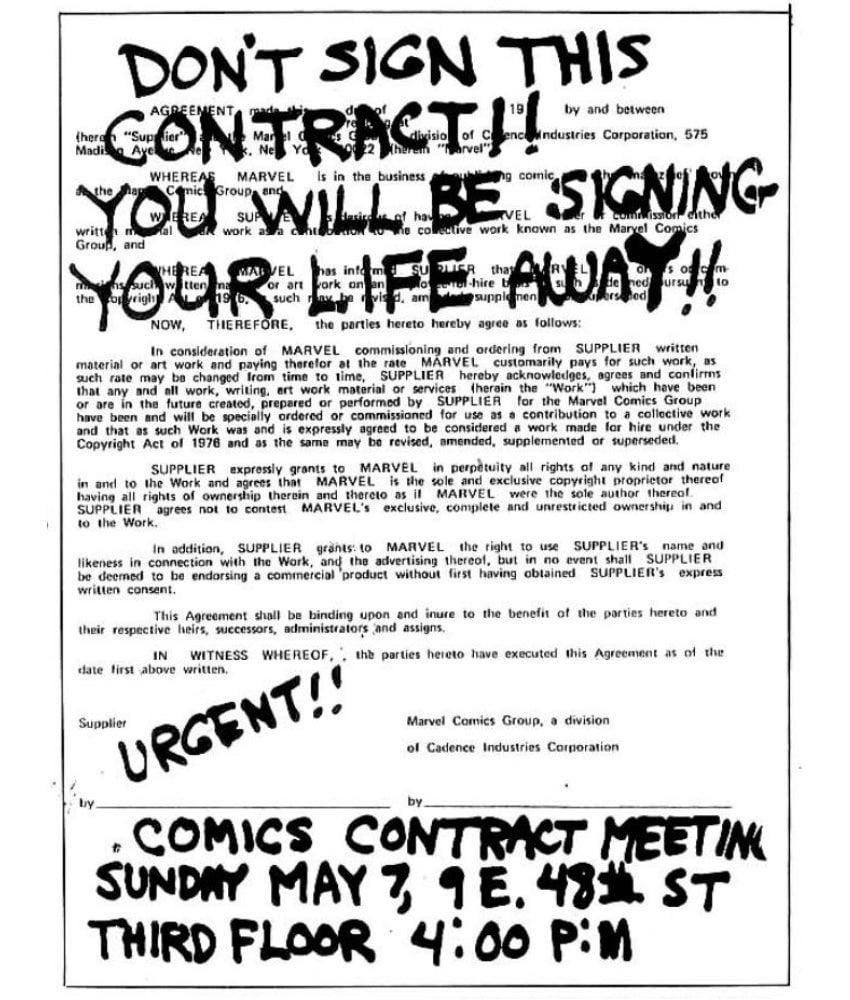 Comic Creator Guild Flier