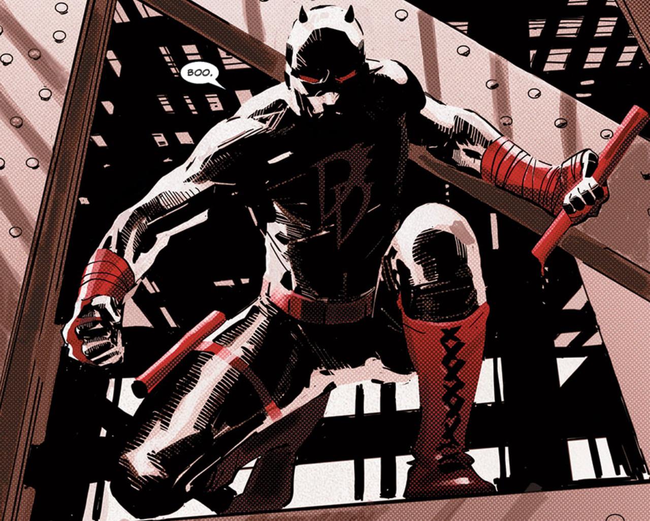 A panel from Daredevil #1 (2015)