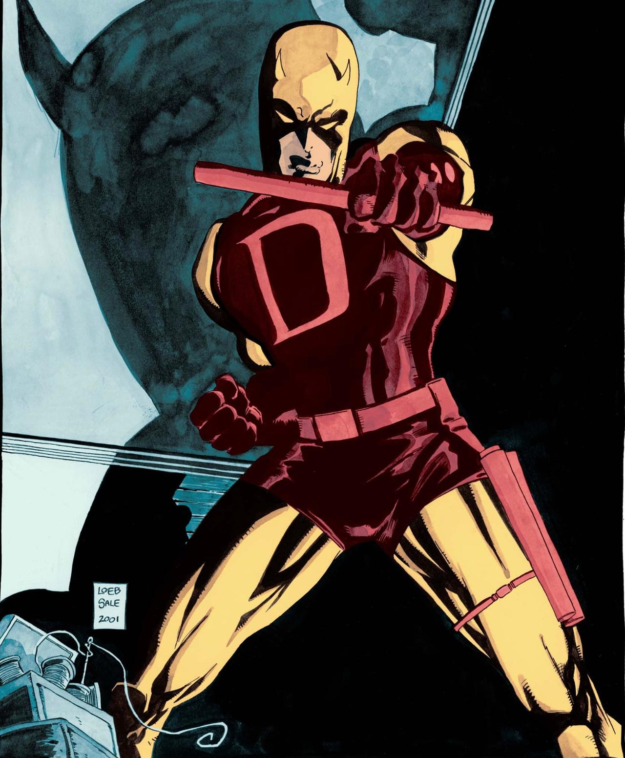 A panel from Daredevil: Yellow #1