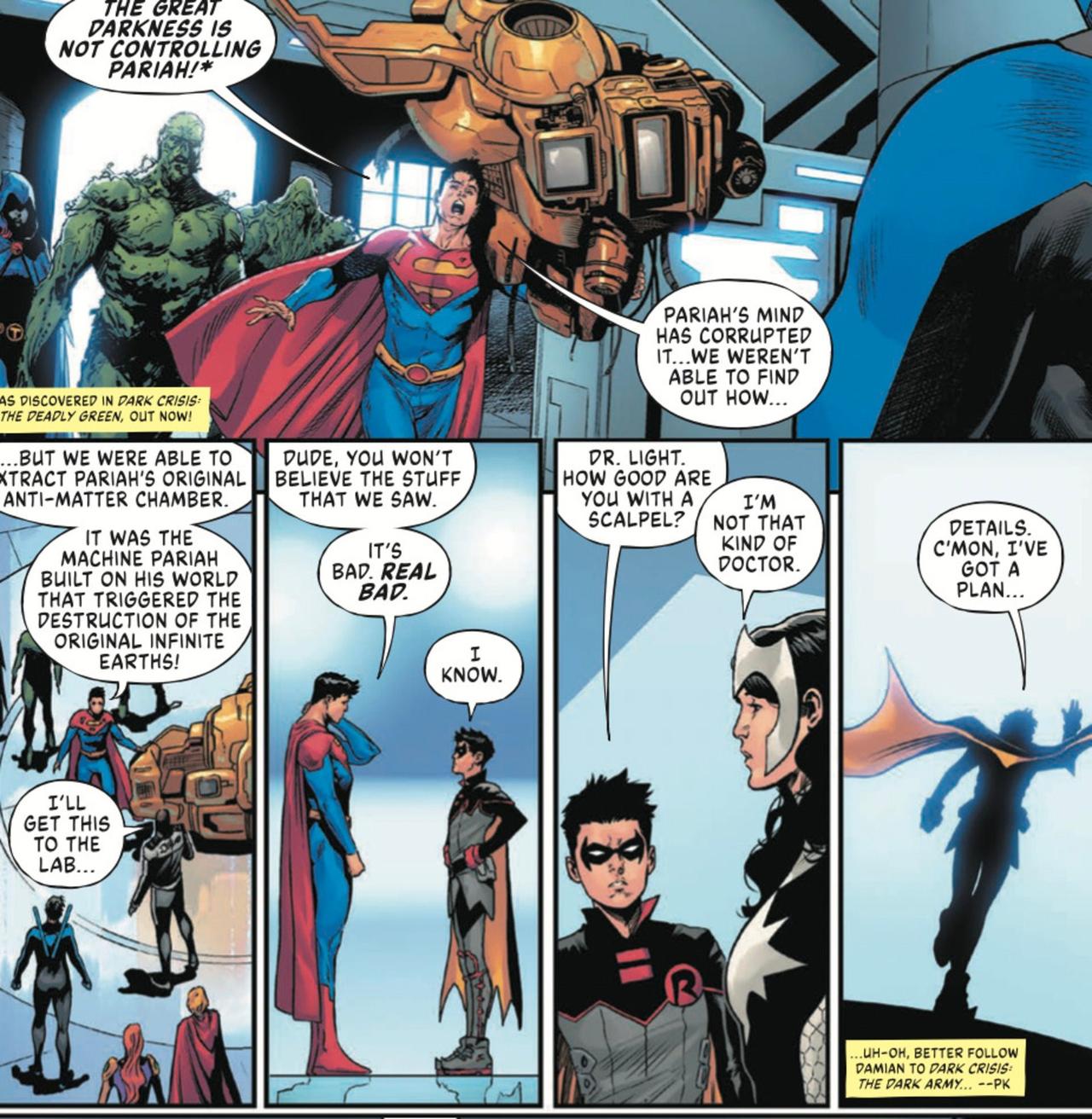 Dark Crisis on Infinite Earths #5 excerpt