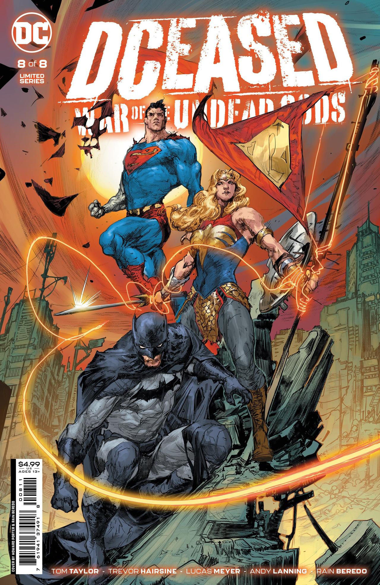 DCeased: War of the Undead Gods superhero trinity cover