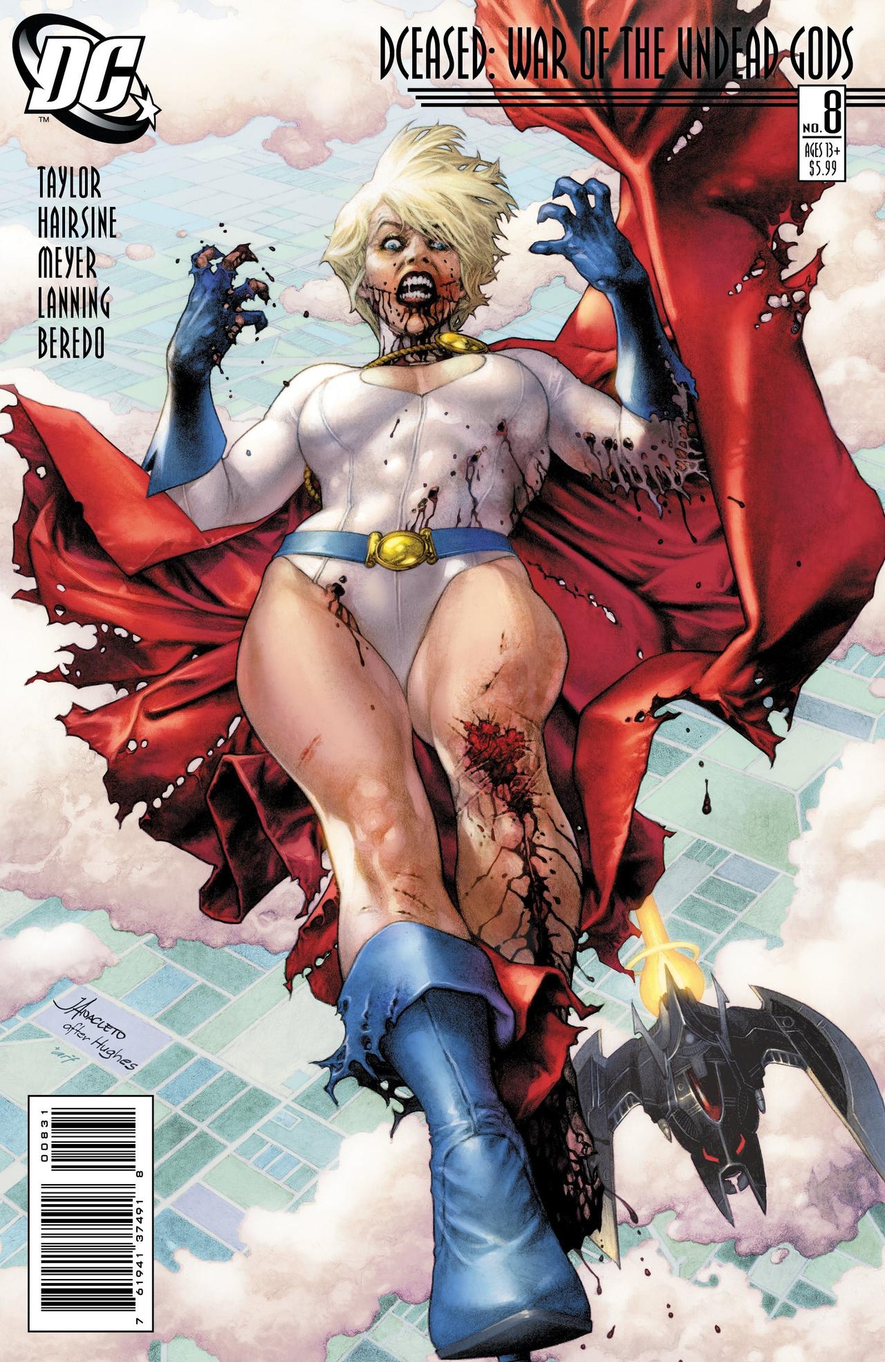 DCeased: War of the Undead Gods zombie Power Girl variant