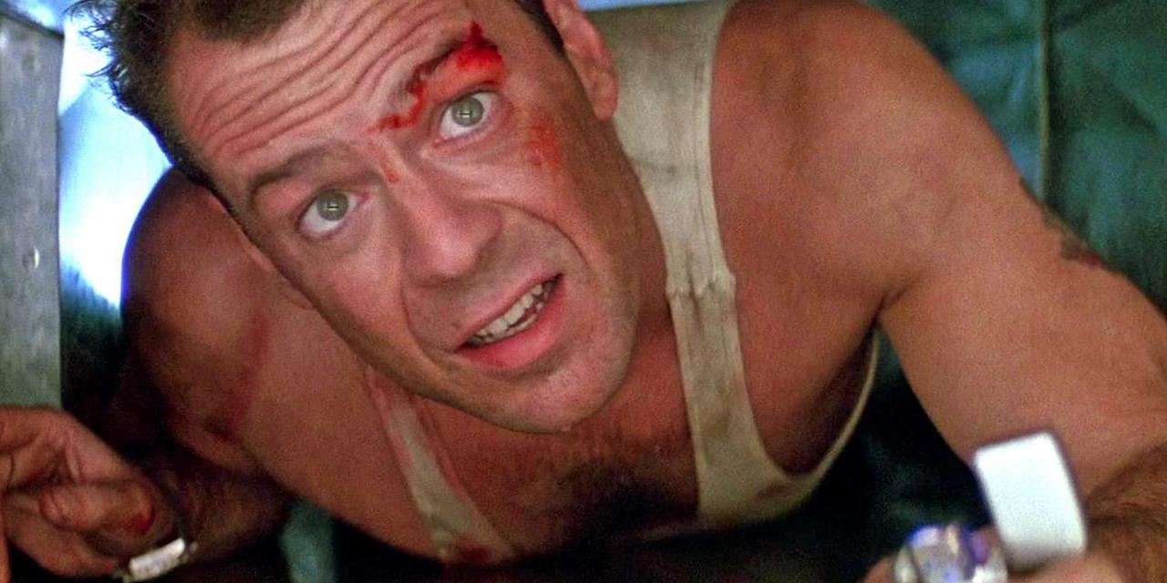 Bruce Willis in Die Hard