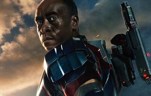 Don Cheadle as War Machine in Iron Man 3 Poster