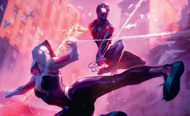 The art from Double Trouble from Marvel's Spider-Man
