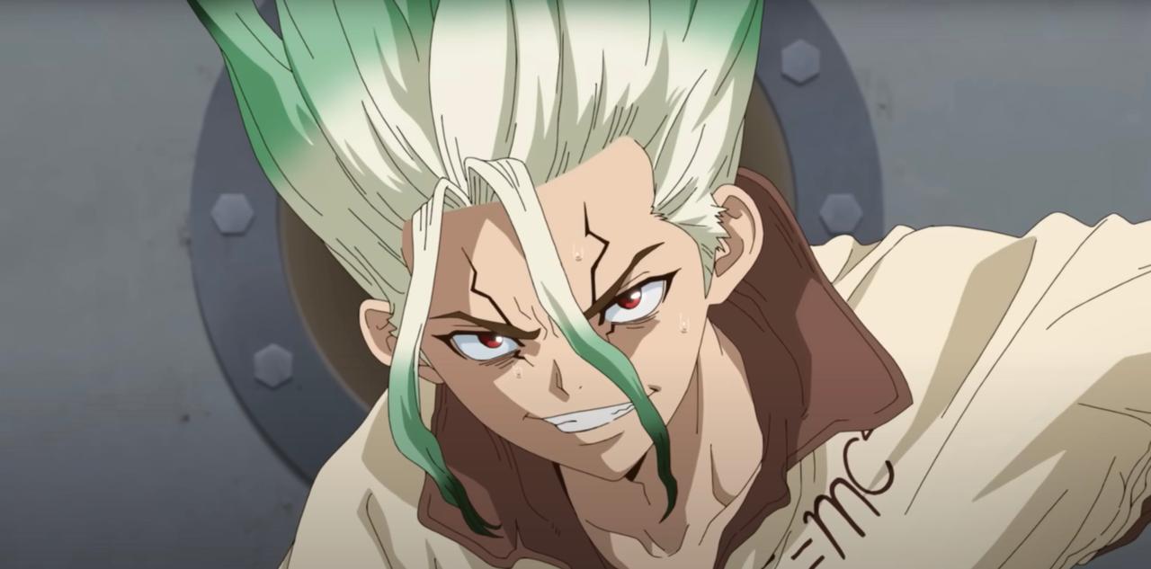 A still from the season 4 trailer for Dr Stone