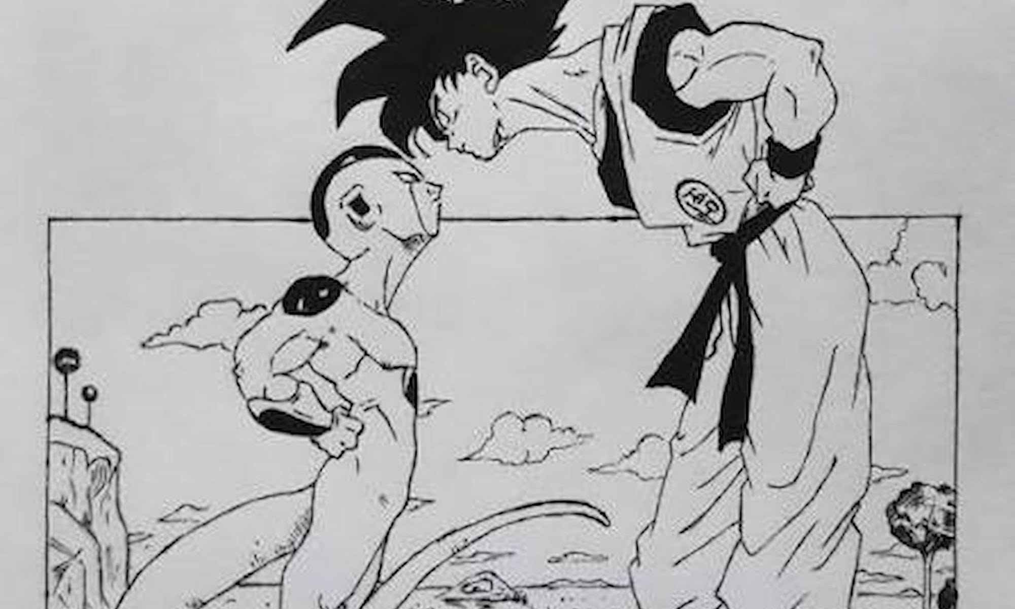 Dragon Ball Manga Goku Vs Frieza