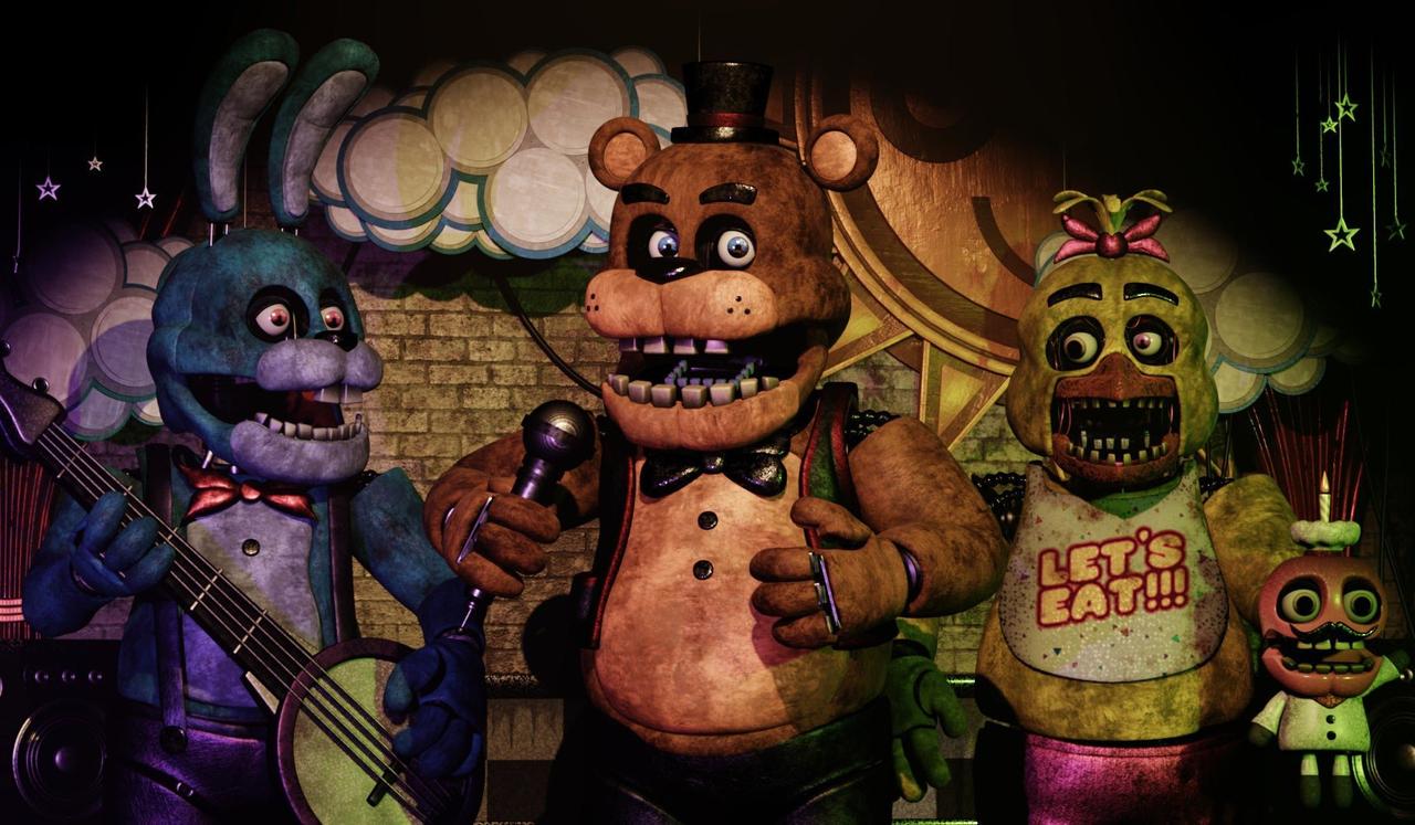 FNAF cast of animatronics