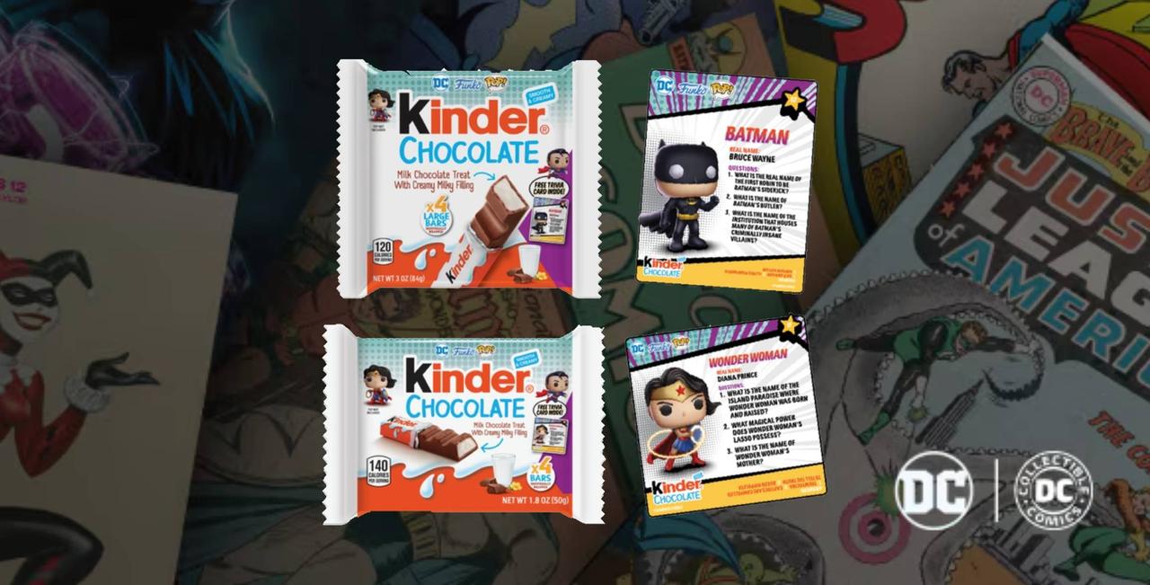 Funko POP! DC superheroes Kinder Joy Chocolates