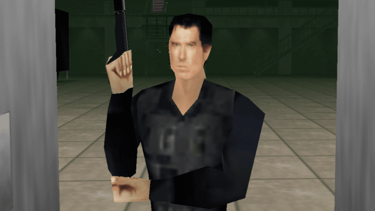 Pierce Brosnan GoldenEye first person shooter