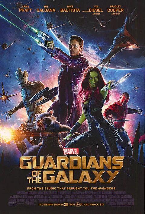 Guardians of the Galaxy vol 1 Movie Poster