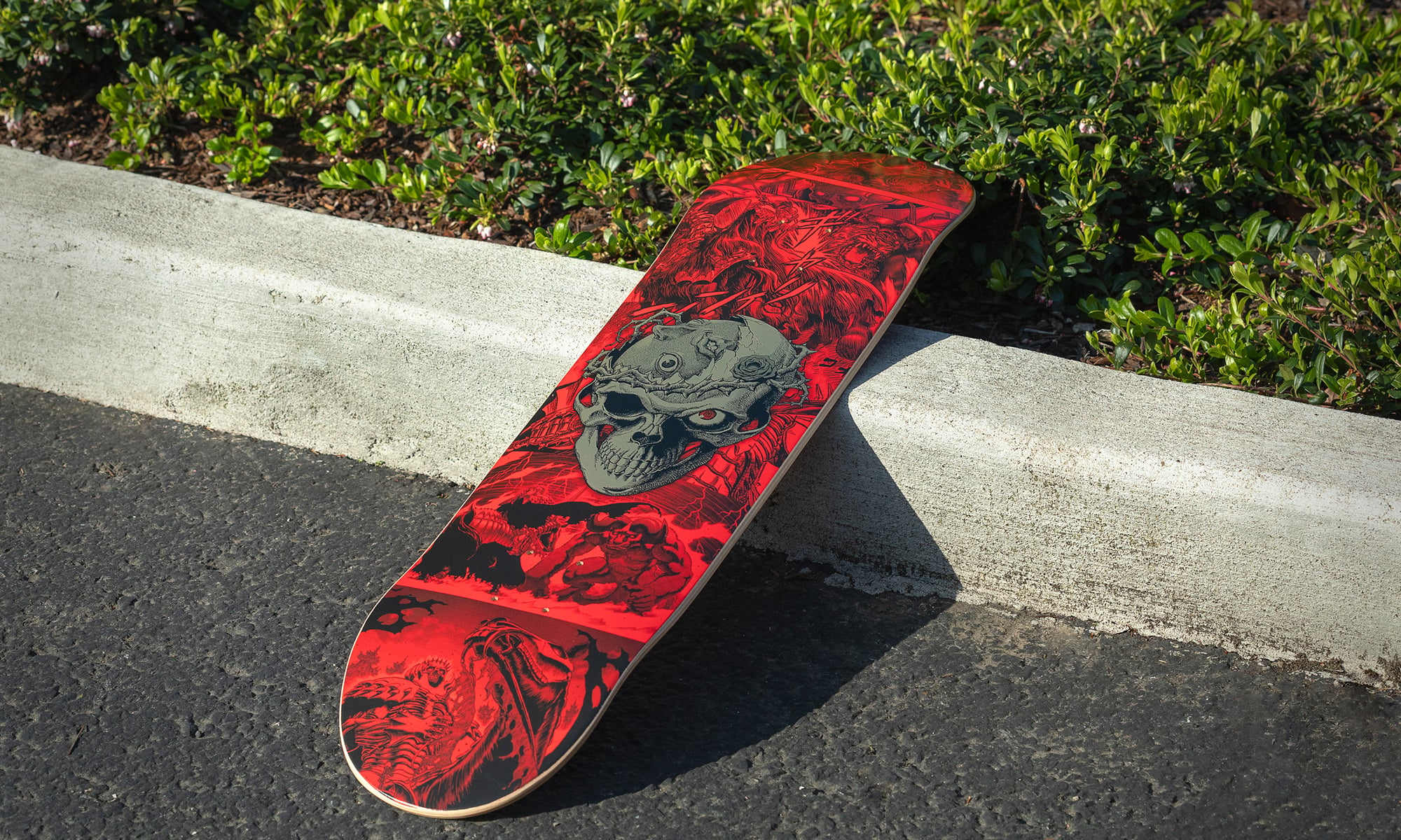 Berserk skull knight skate deck