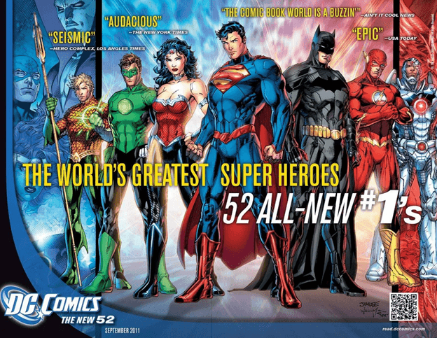 DC Comics' The New 52 launched to tremendous fanfare in 2011