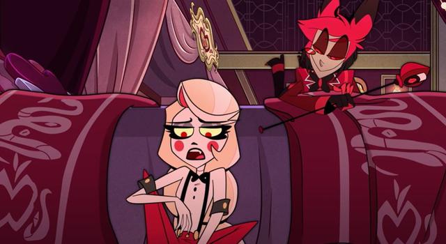 Still image from Hazbin Hotel animated series