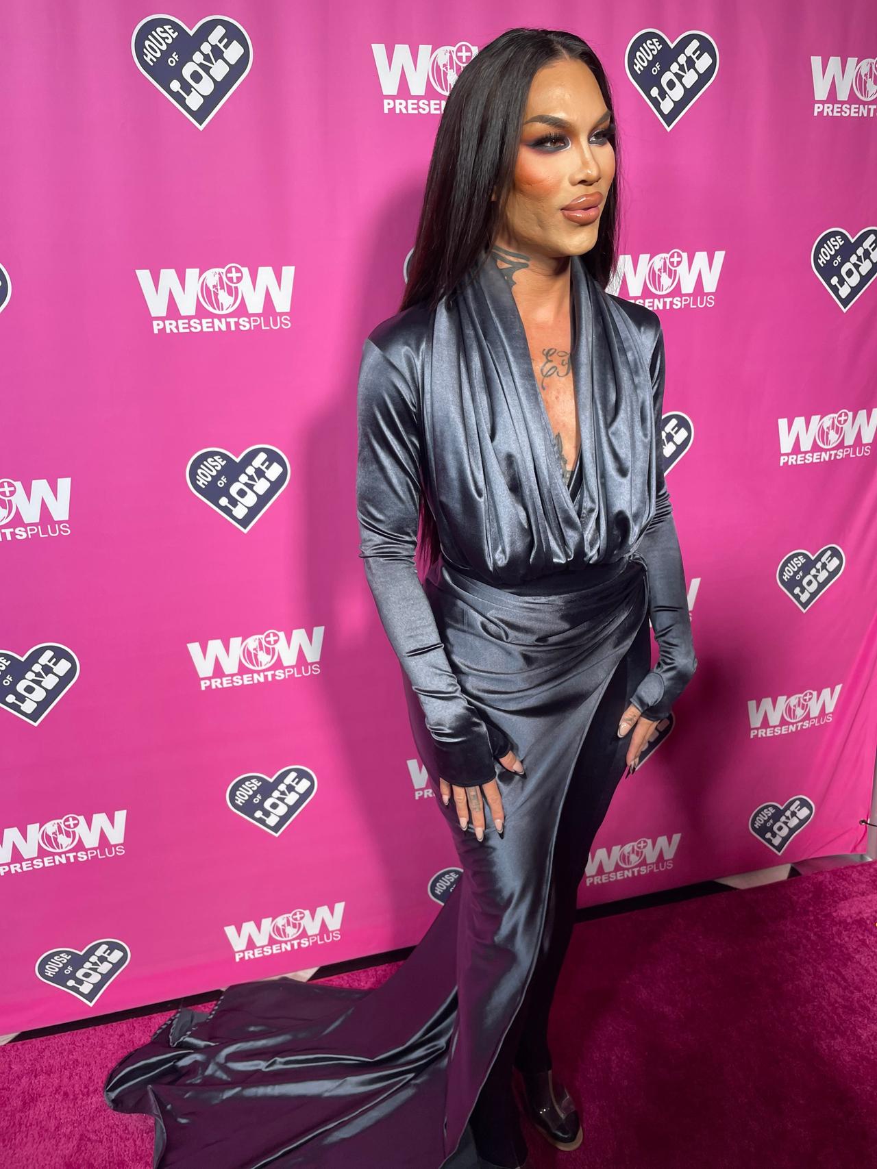 Kimora Blac on the pink carpet for RuPaul's Drag Race UK season 5