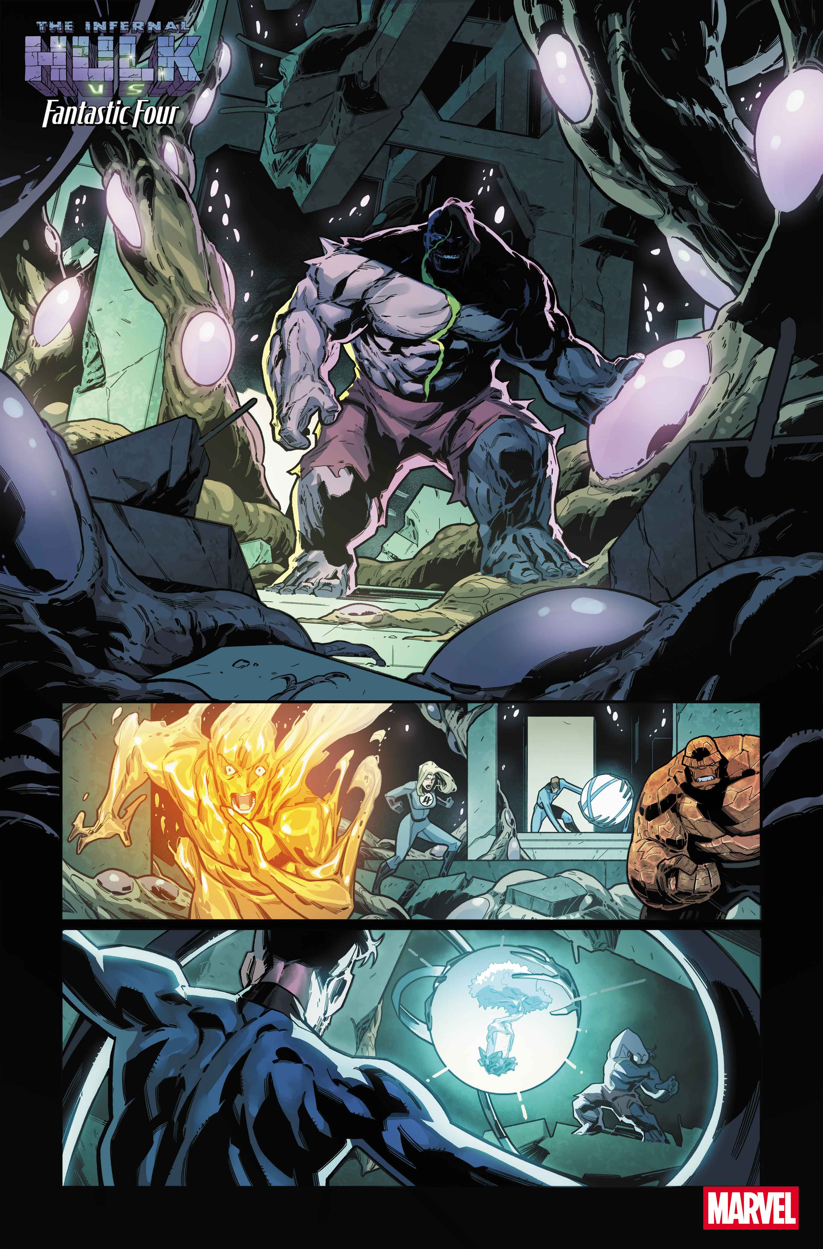 A page from The Infernal Hulk vs. Fantastic Four #1