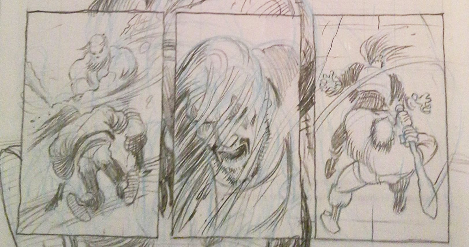 Lobo: The Hand-to-Hand Job pencil excerpt