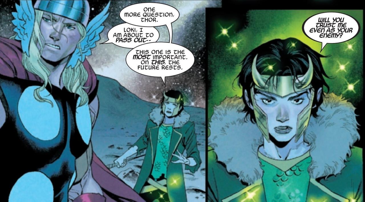 Loki and Thor in Immortal Thor #2 (2023)