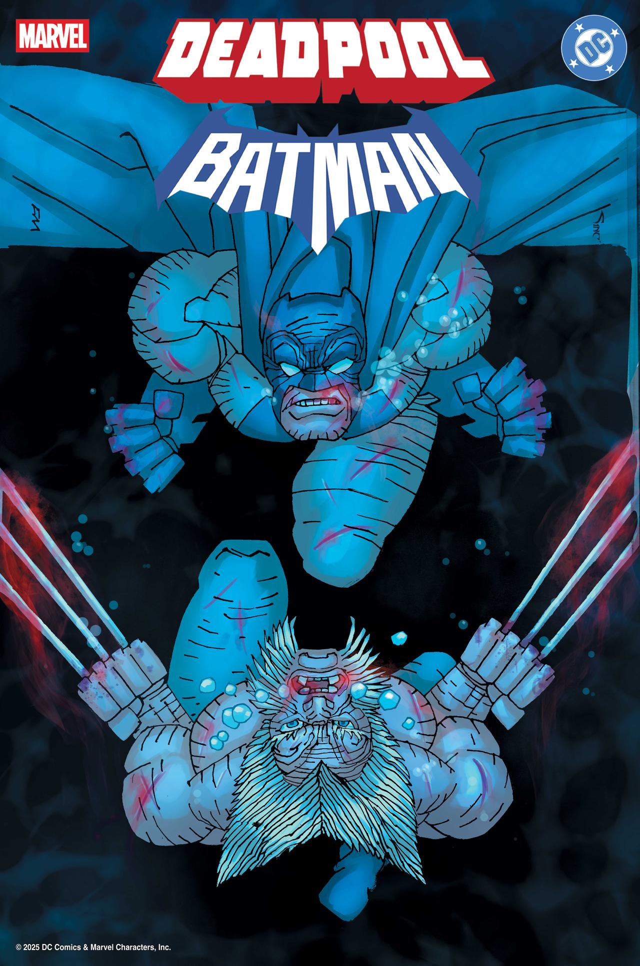 Deadpool vs. Batman #1 cover by Frank Miller
