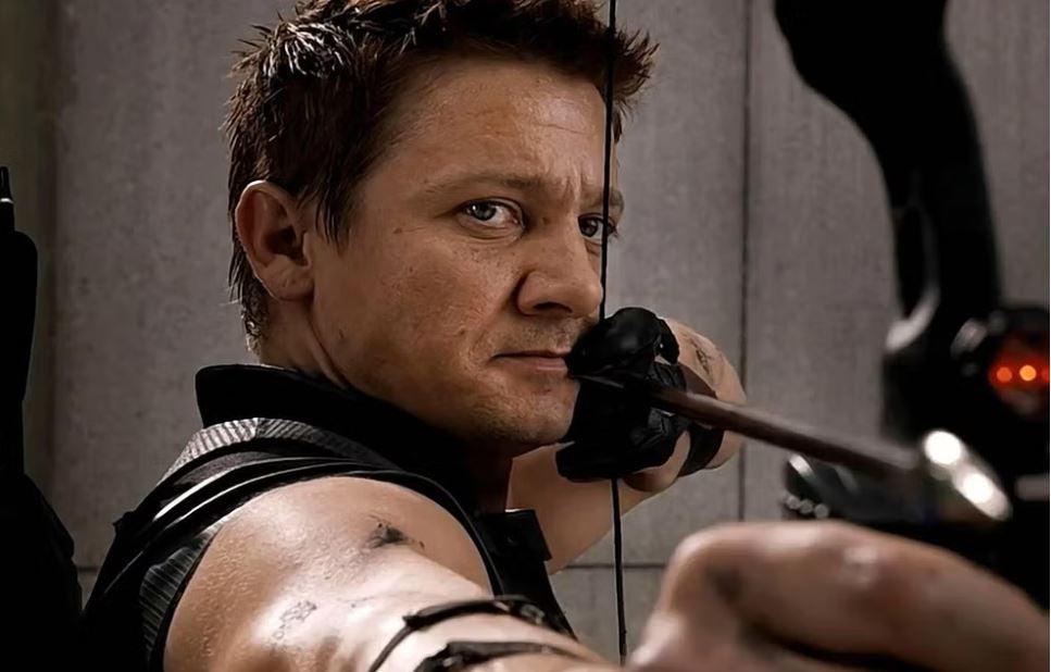 Jeremy Renner as Hawkeye in The Avengers