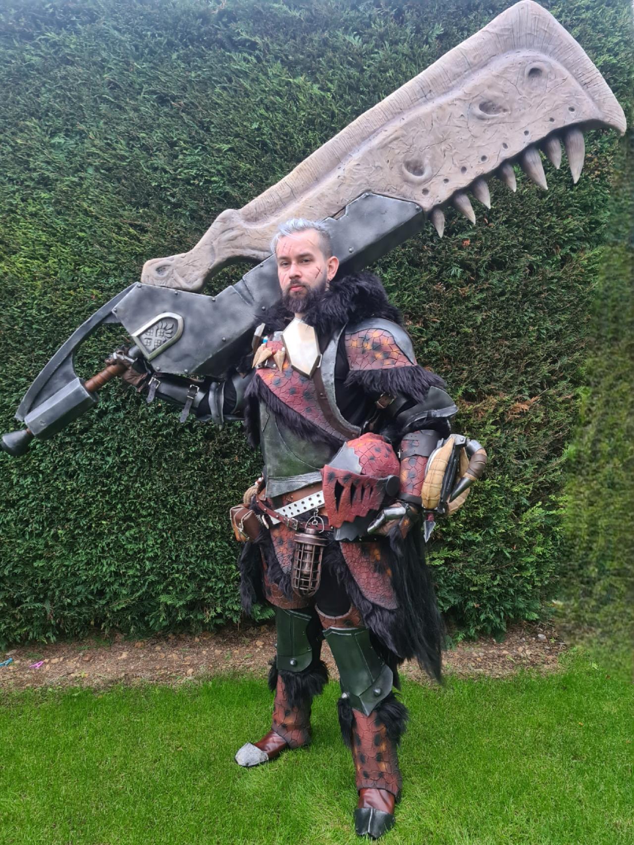 Matthew as Anjanath Hunter from Monster Hunter World