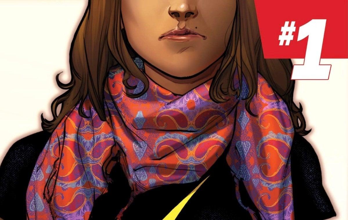 Cropped image of Ms. Marvel 1 cover