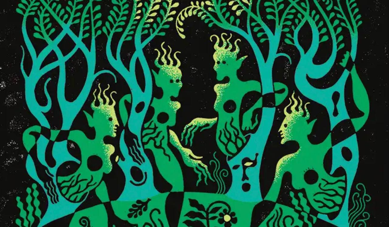 The art for Magic: The Gathering x Secret Lair Dryad Arbor