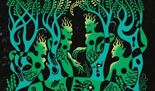 The art for Magic: The Gathering x Secret Lair Dryad Arbor