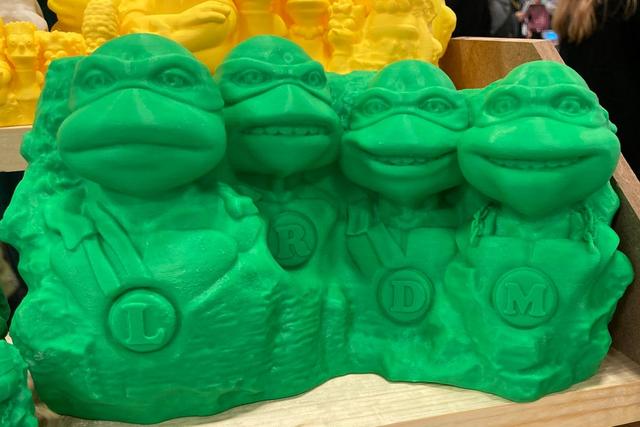 Turtles Mount Rushmore