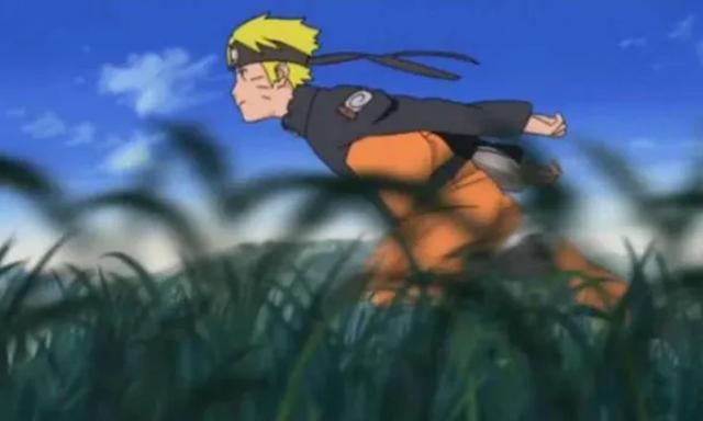 The iconic Naruto Run