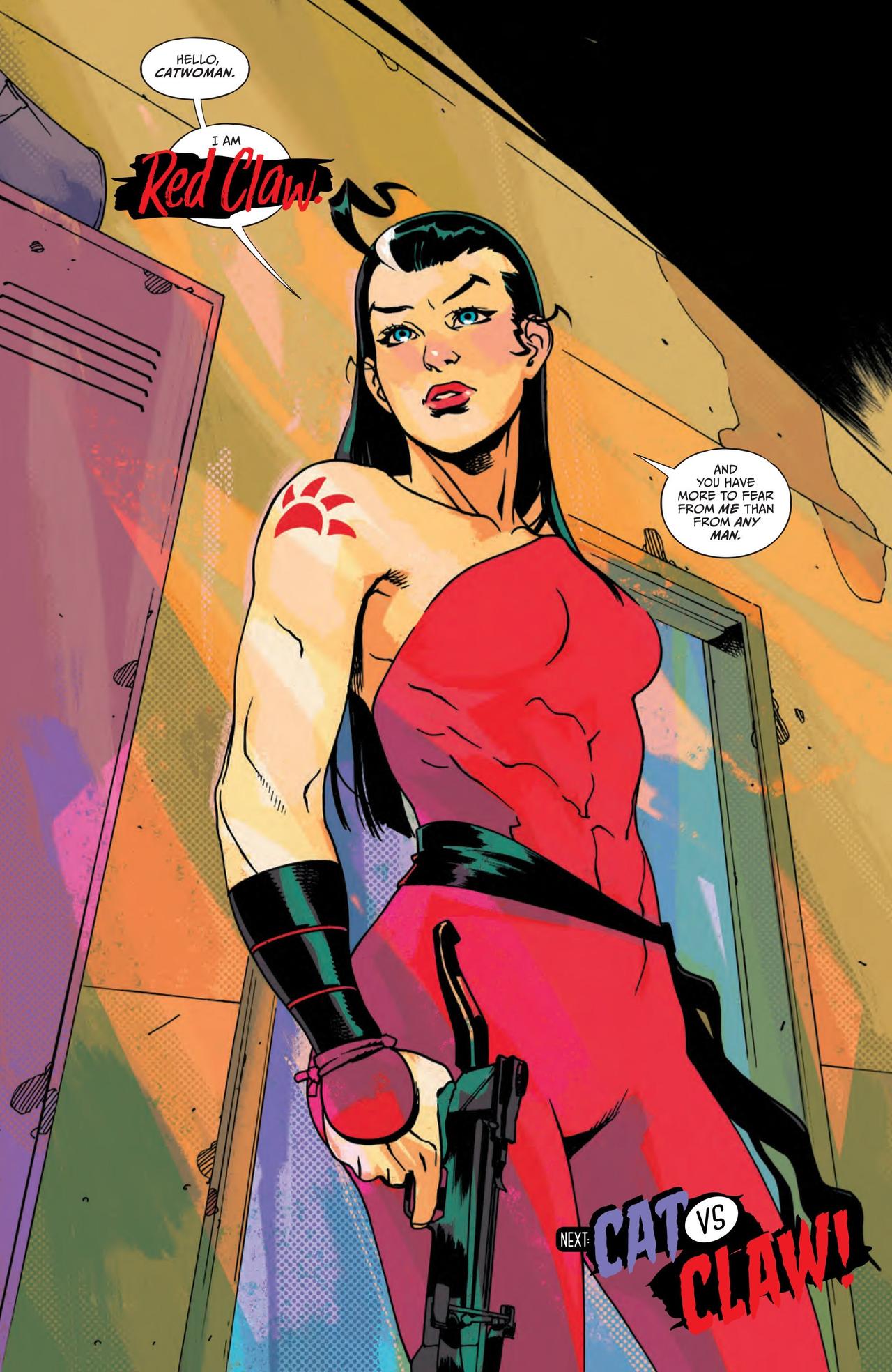 Red Claw's DC Comics debut in Catwoman #43