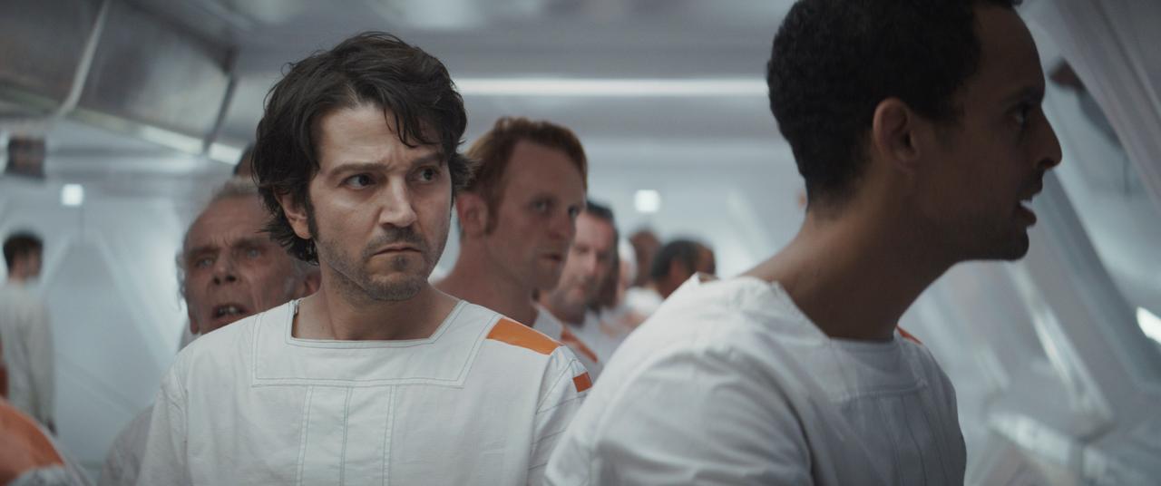 Diego Luna as Cassian Andor in prison