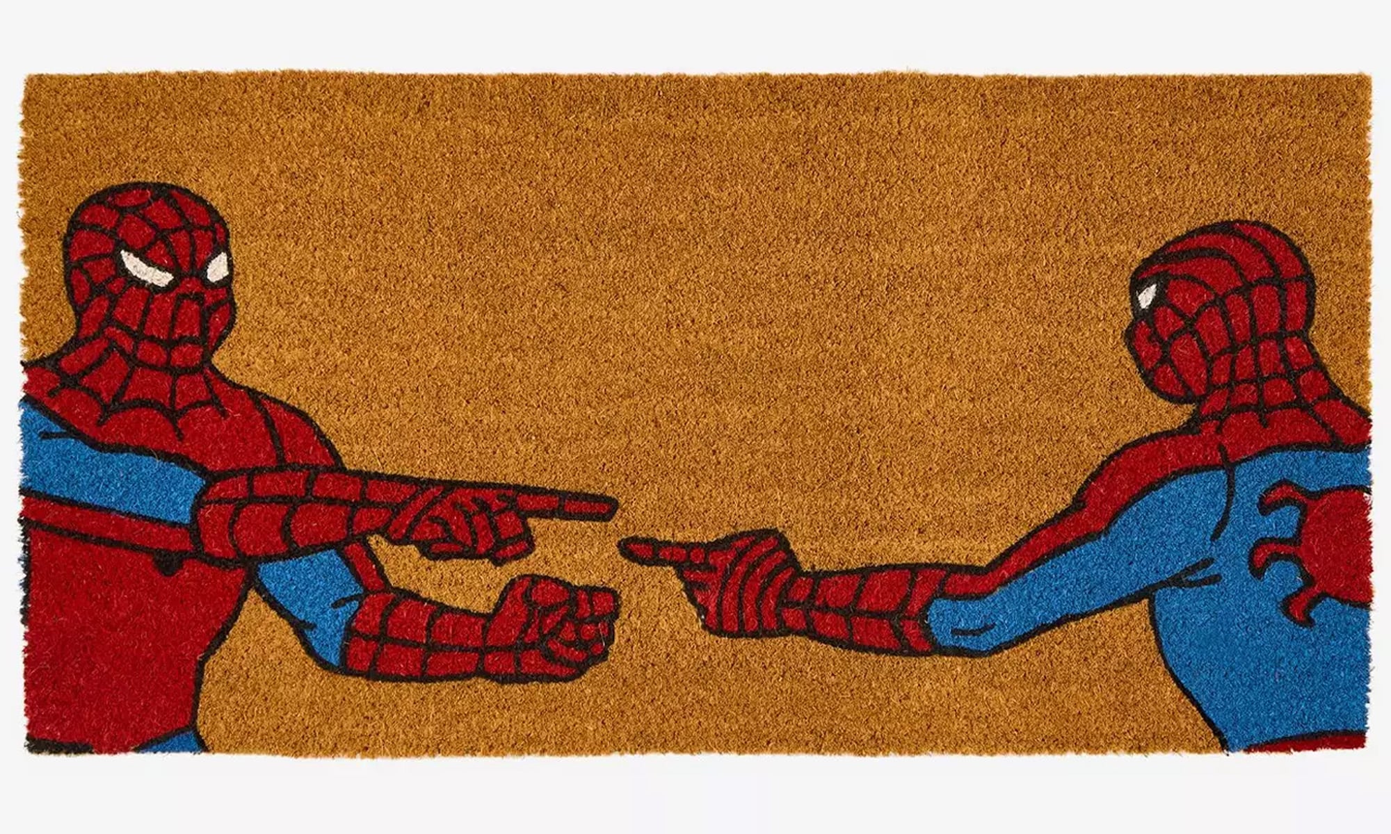 Boxlunch Spider-Man pointing meme door mat