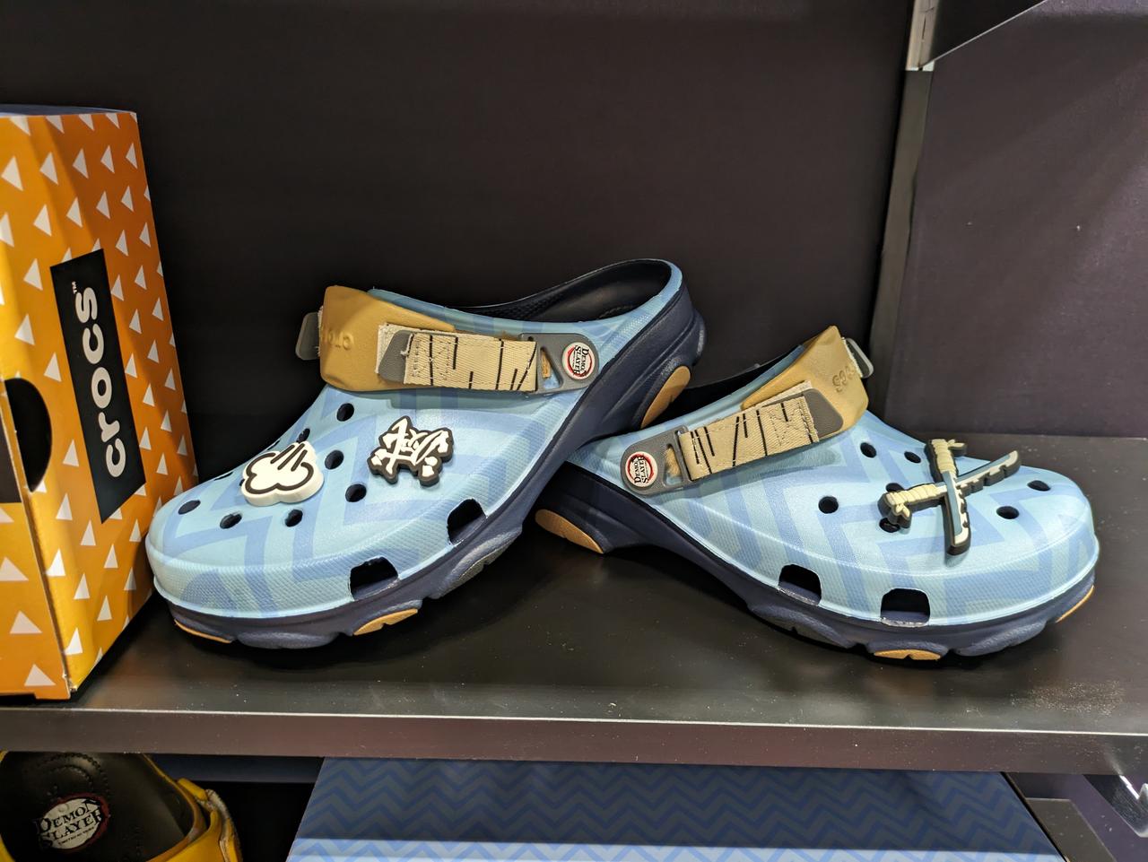 Photo of Demon Slayer Crocs display